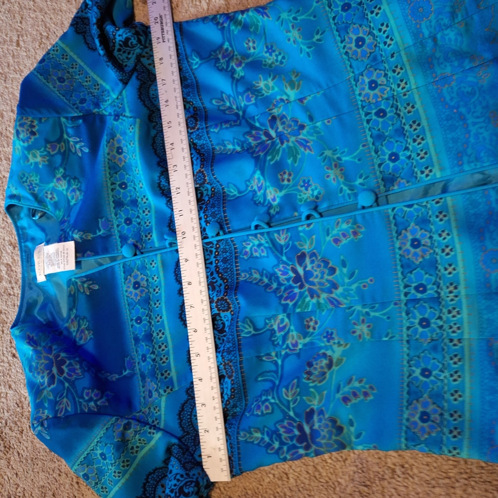 Koret Blue Floral Two-Piece Skirt Set - Picture 10 of 15